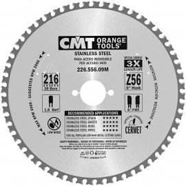 226.556.09M Диск пильный 216x30x1,8/1,4 0° 8° FWF Z=56 CMT